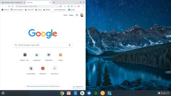 Split Screen in Chromebook