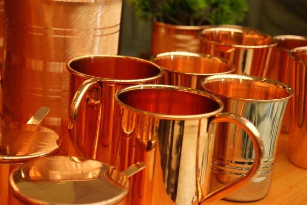 copper mugs