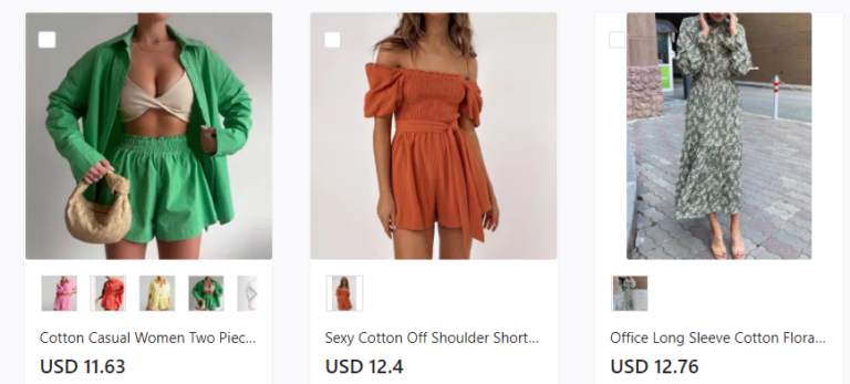 Women’s wholesale clothing from FondMart is constantly in style