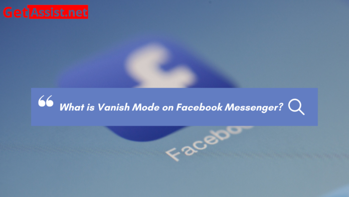 vanish mode on facebook messenger