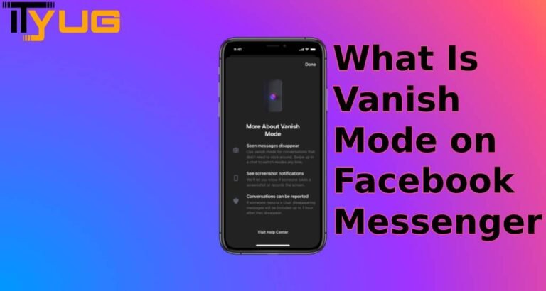 what is vanish mode on messenger