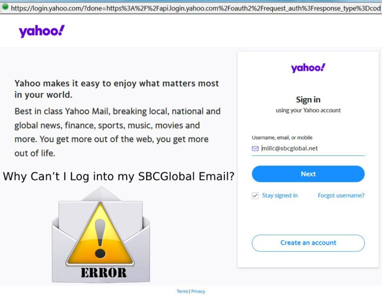 sbc global.net email login