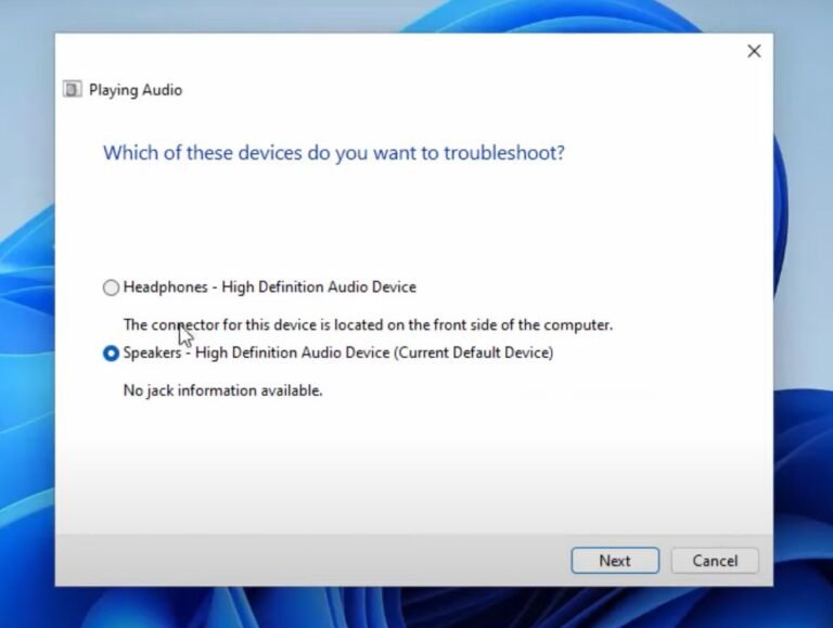 How To Troubleshoot Windows 11 Audio Driver