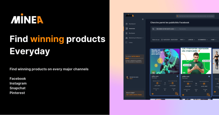 Minea: A winning product-finding tool