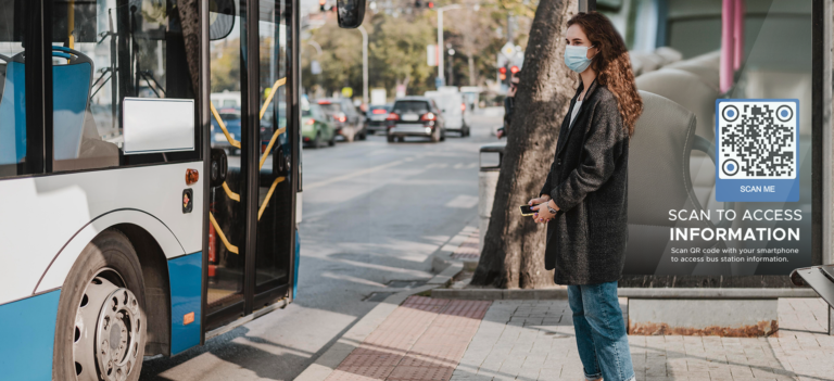 How QR codes can improve services at bus stations