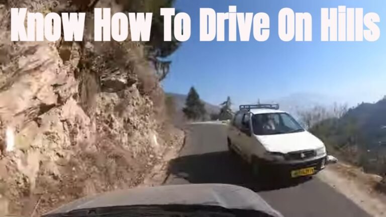 How to drive a car in hilly areas to avoid accidents?